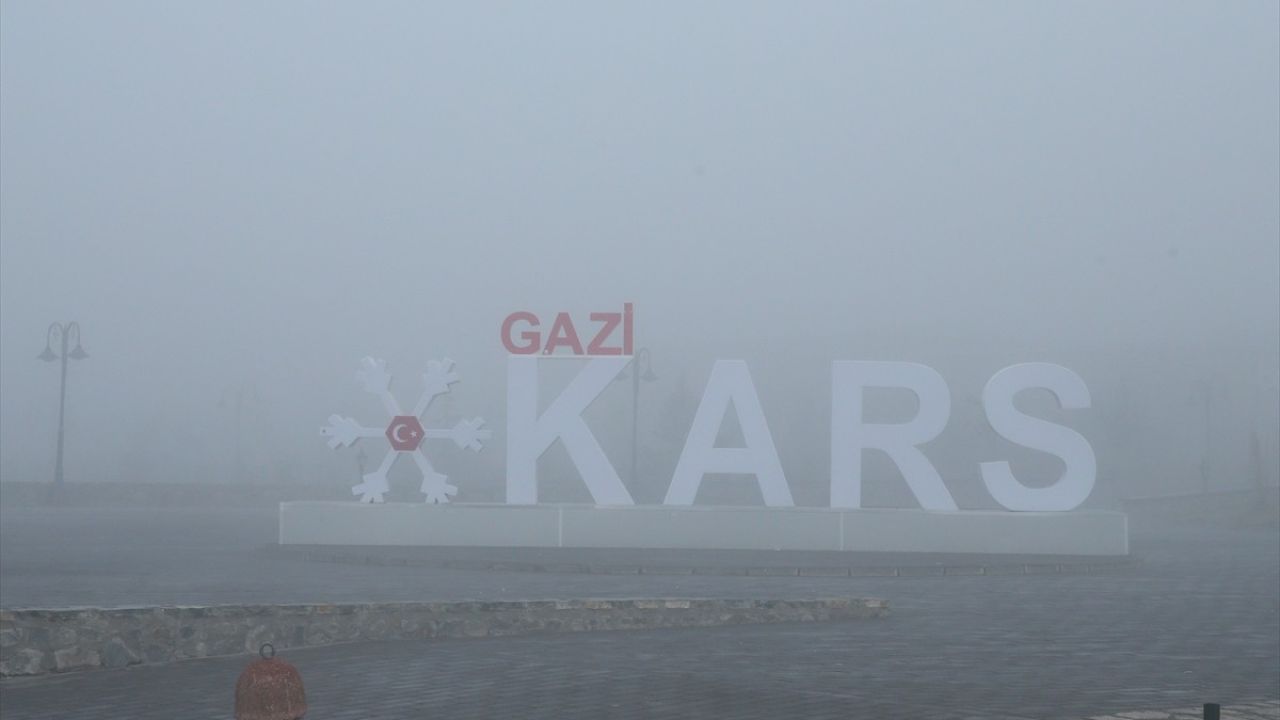 Kars'ta Sis ve Soğuk Hava Hayatı Olumsuz Etkiliyor