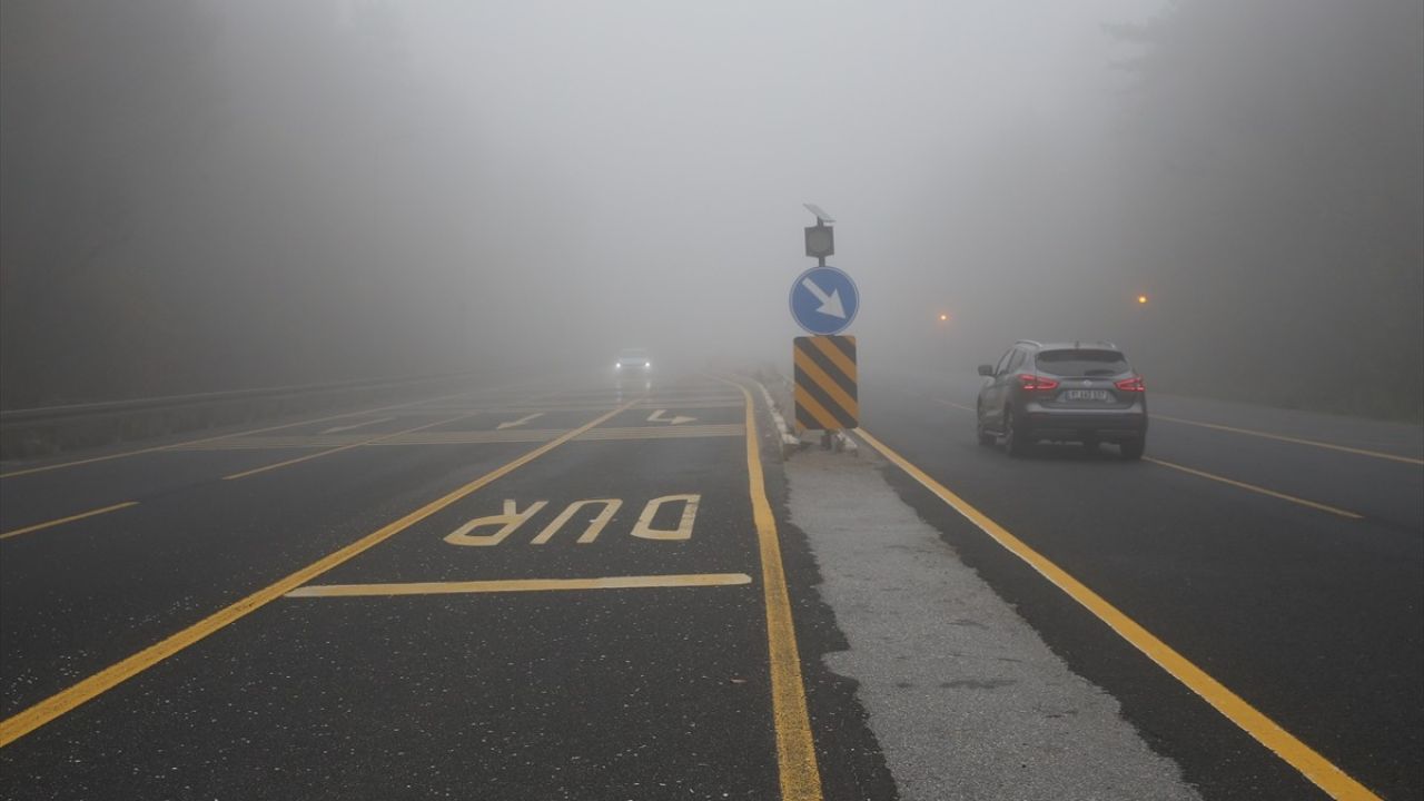 Bolu Dağı'nda Sis Etkisi