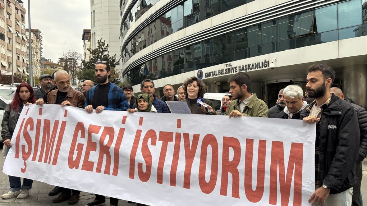 Kartal Belediyesi'nde İşten Çıkarma Protestosu