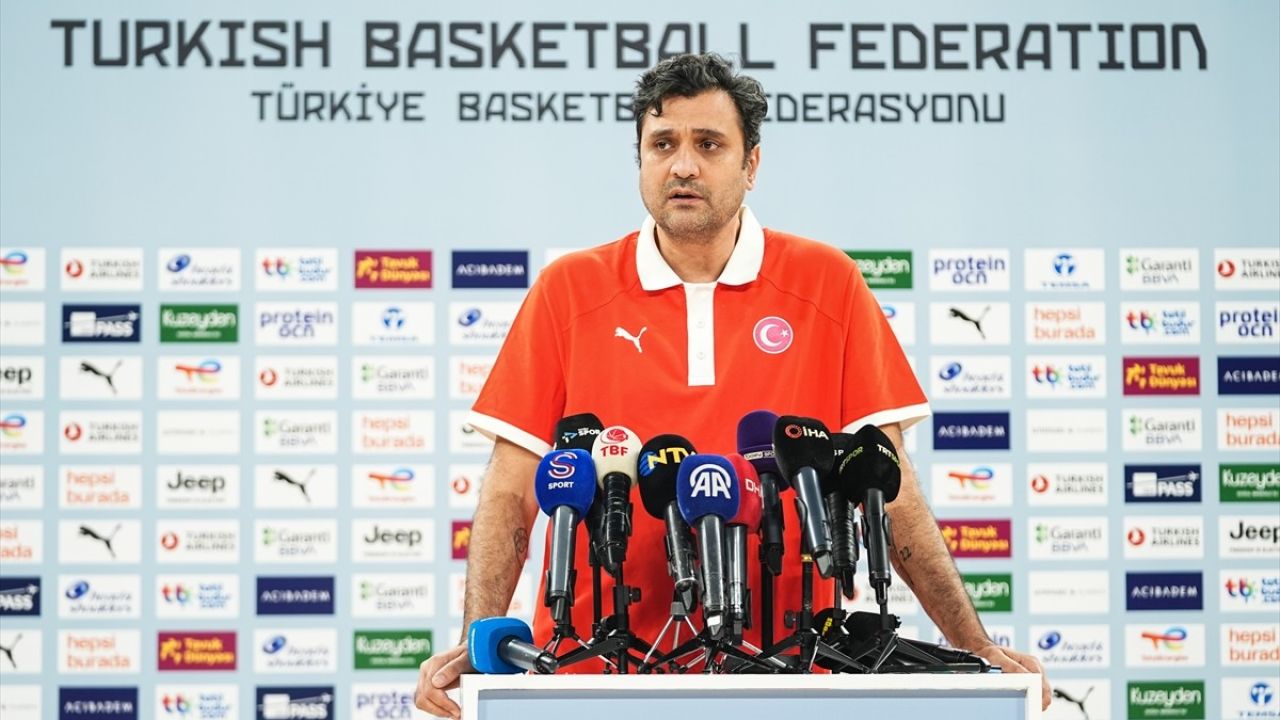 A Milli Erkek Basketbol Takımı'ndan Macaristan Maçları Öncesi Medya Günü