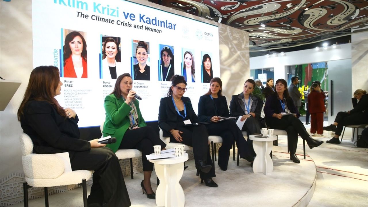 COP29'da Kadınların İklim Krizindeki Rolü Vurgulandı