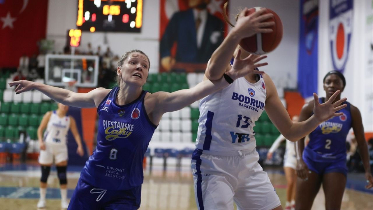 YTR Gayrimenkul Bodrum Basketbol, Piestanske Cajky'yi Yenerek Öne Geçti