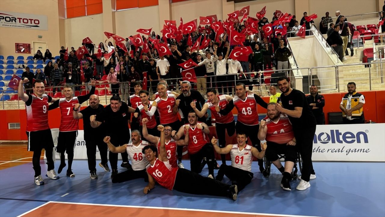 Oturarak Voleybol Avrupa Şampiyonası Burdur'da Başladı