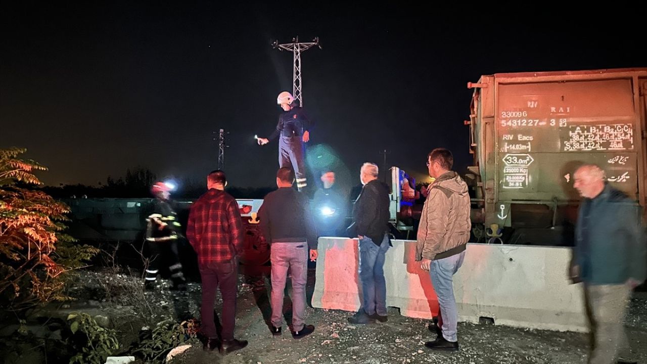 Hatay'da Yük Treni Kazası