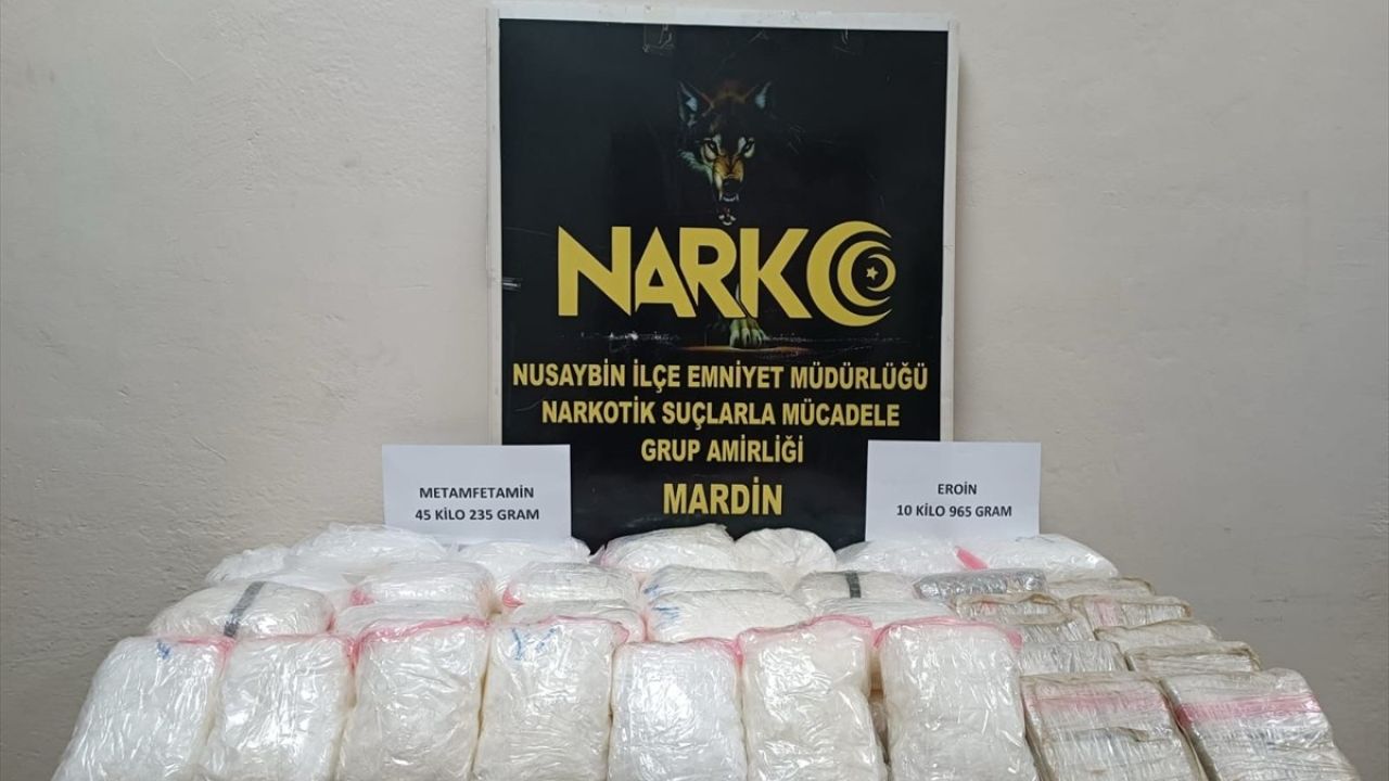 Mardin'de Büyük Uyuşturucu Operasyonu: 56 Kilo Uyuşturucu Ele Geçirildi