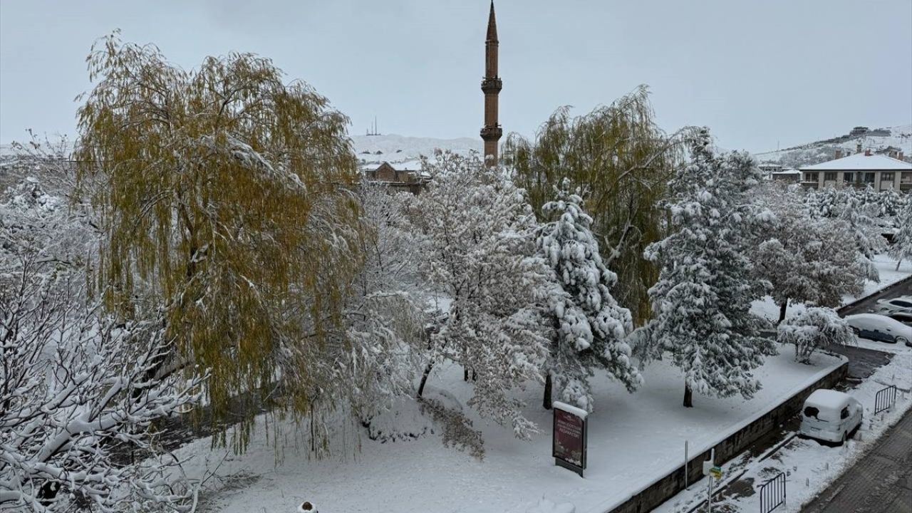 Aksaray'da Kar Yağışı Etkili Oldu