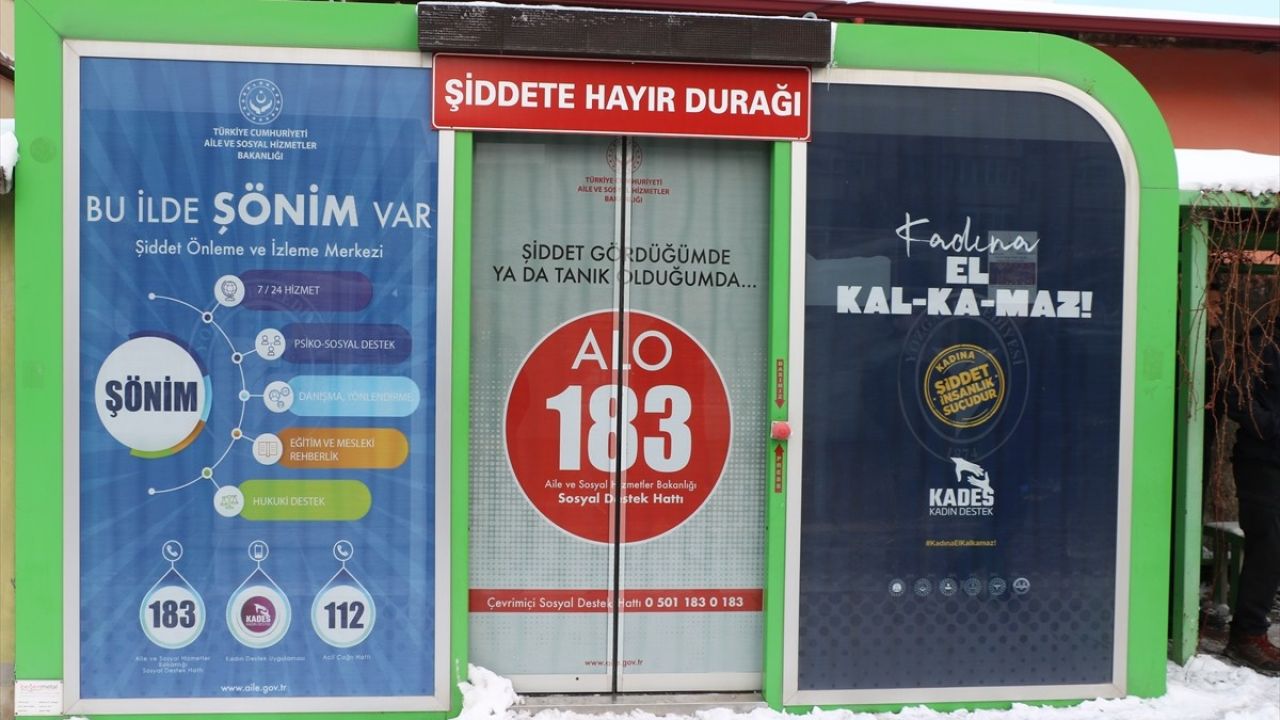 Yozgat'ta Şiddete Hayır Durağı Açıldı