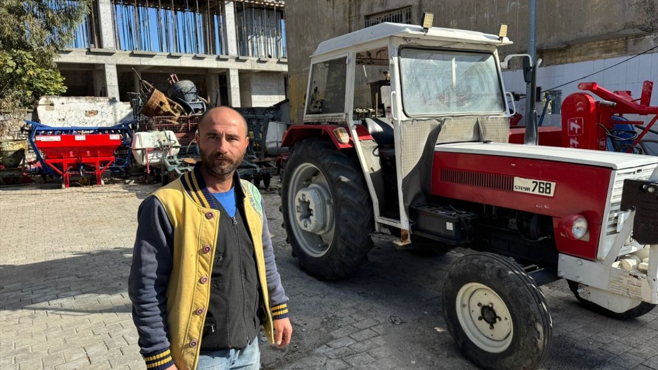 Aydın'da Park Halindeki Traktör Çalındı