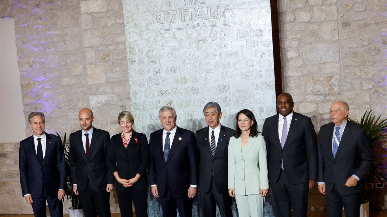 G7 Dışişleri Bakanları Orta Doğu ve Ukrayna Savaşını Görüşmek Üzere Toplandı