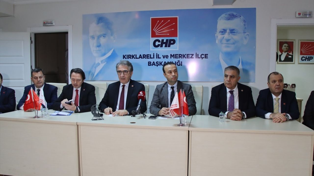 CHP Genel Başkan Yardımcıları Kırklareli'nde Partililerle Buluştu