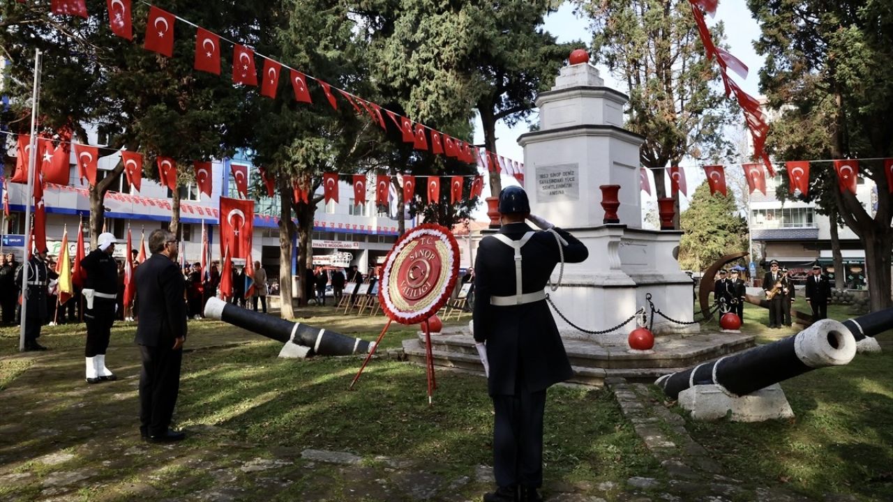 Sinop'ta Şehitler Anısına Tören Düzenlendi