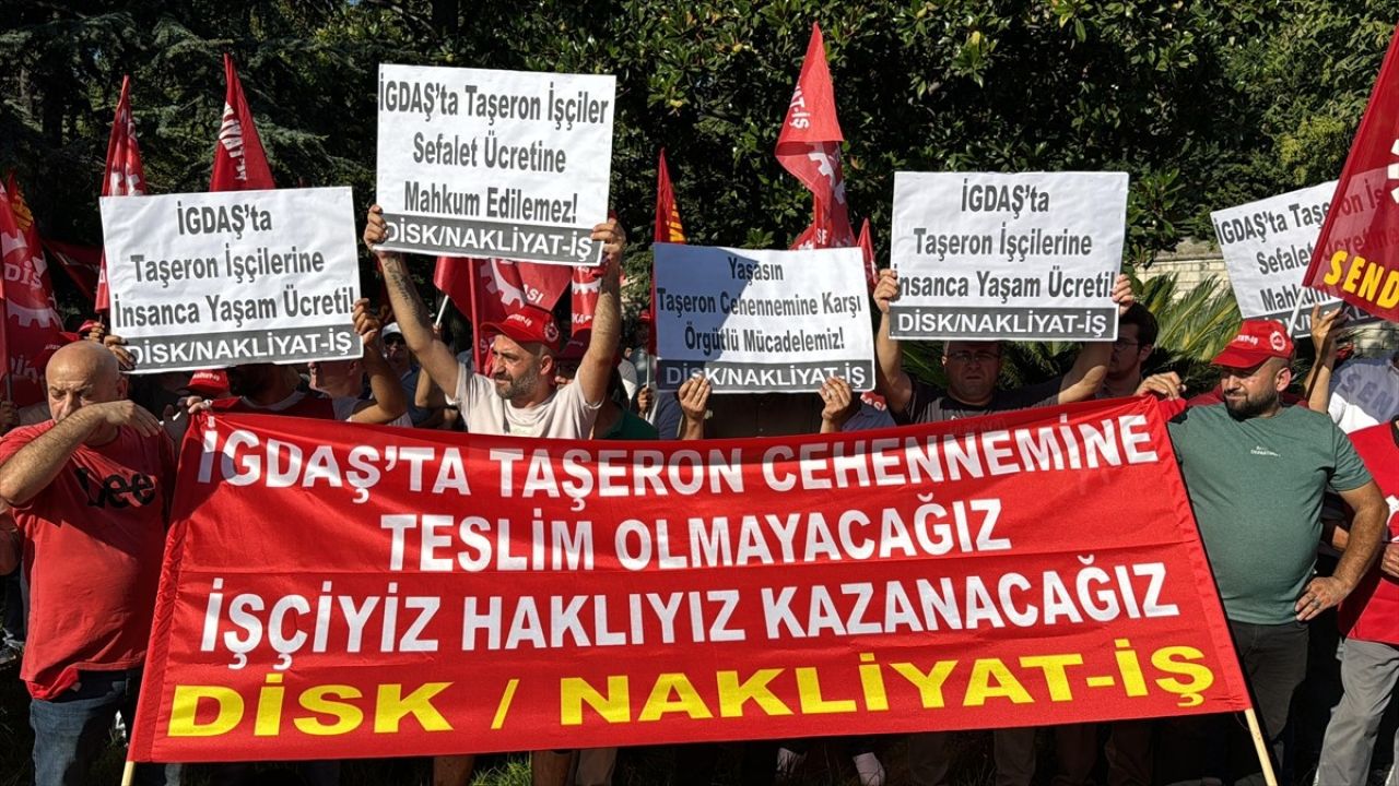 İGDAŞ İşçileri Eylemde: Kadro ve Zam Talepleri