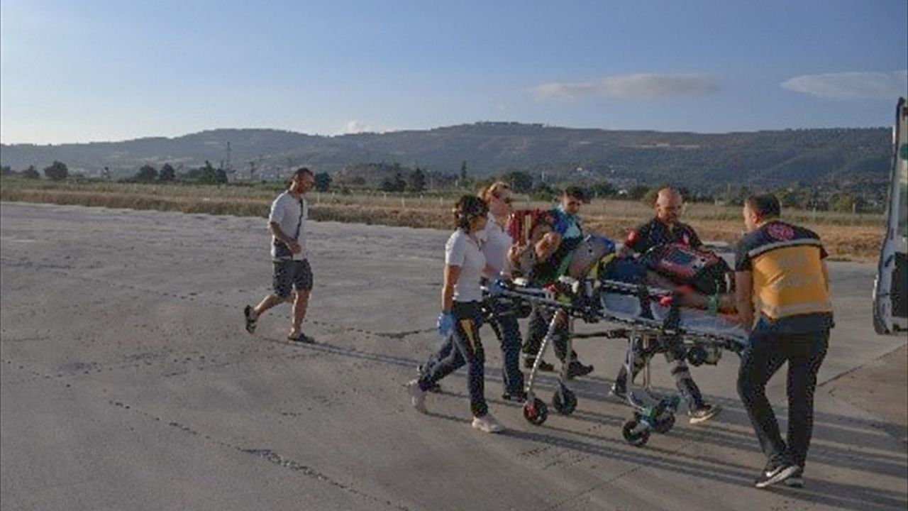 Askeri Helikopterle Kalp Krizi Şüphesi Taşıyan Vatandaş Hastaneye Nakledildi