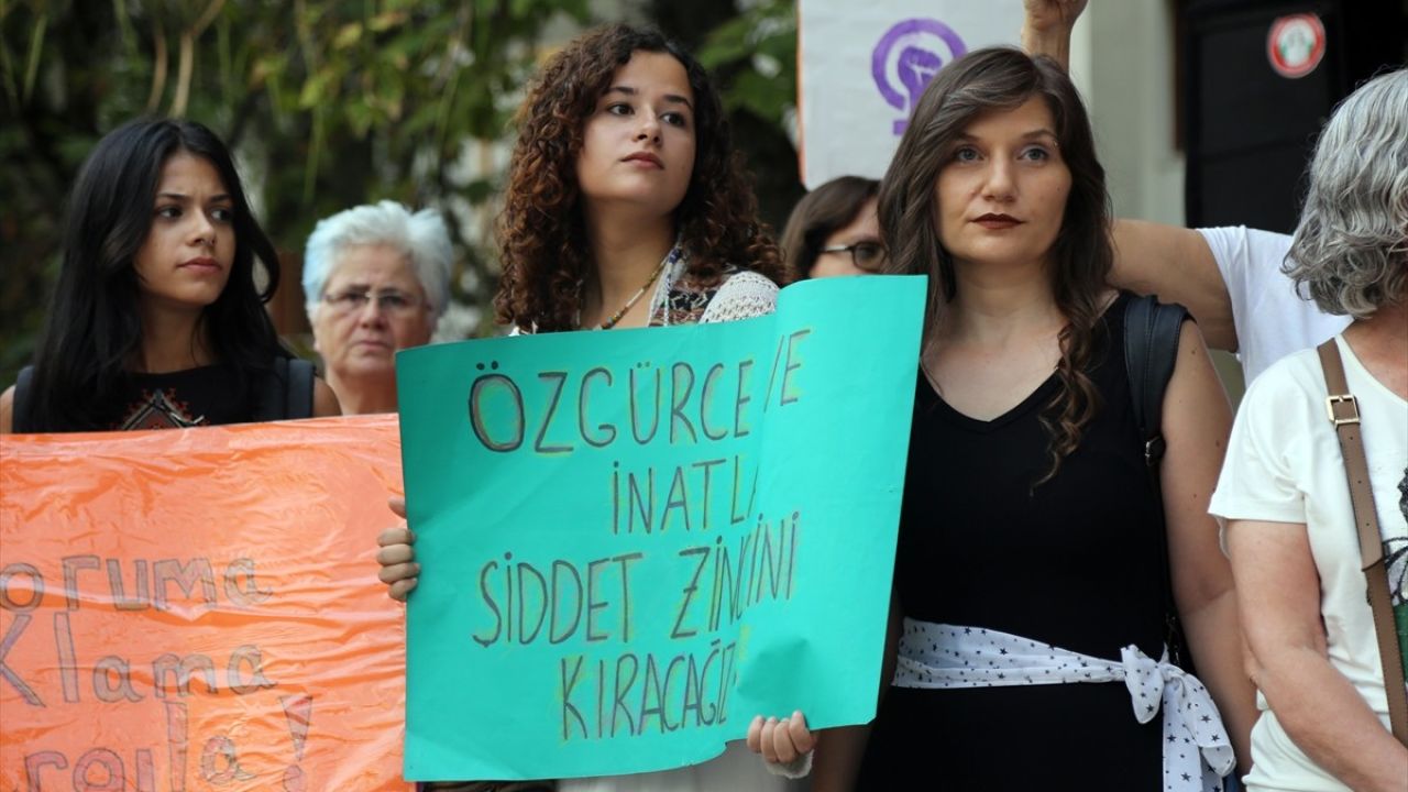 Muğla'da Kadın Cinayeti Protesto Edildi