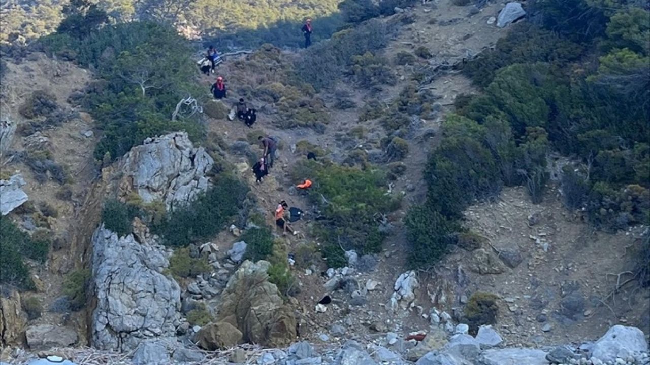 Muğla Açıklarında Düzensiz Göçmen Operasyonu