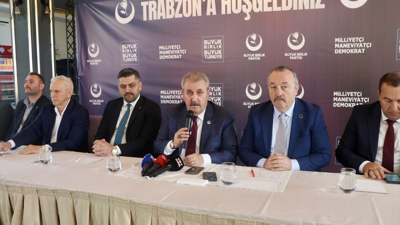 Mustafa Destici Trabzon'da Yol Haritasını Açıkladı