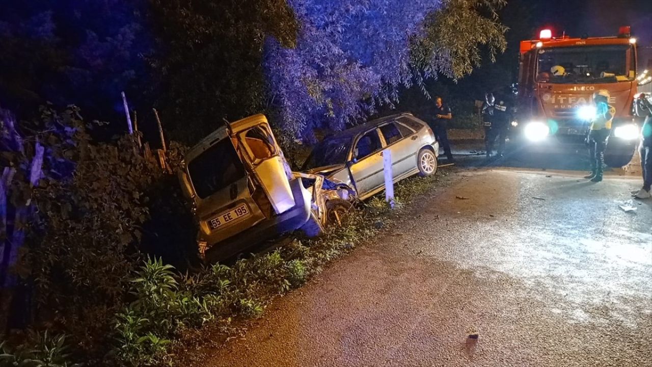 Samsun'da Feci Trafik Kazası: 1 Kişi Hayatını Kaybetti