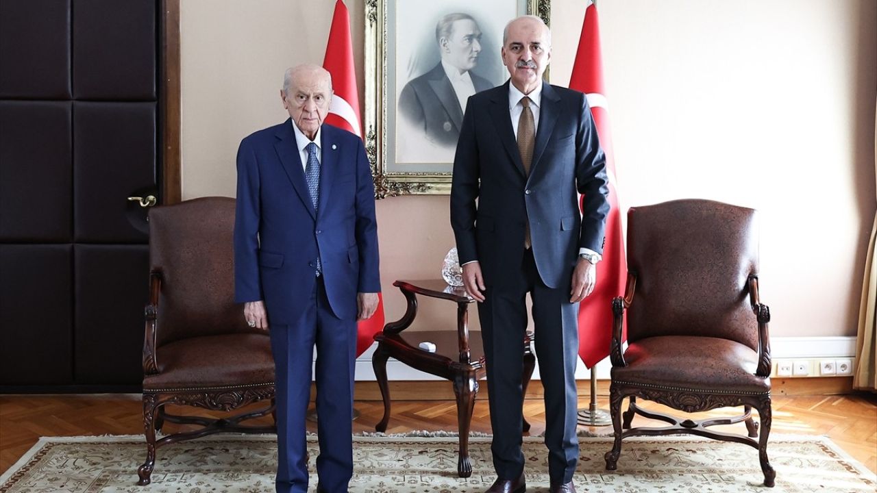 TBMM Başkanı Kurtulmuş, MHP Lideri Bahçeli ile Önemli Görüşme Gerçekleştirdi