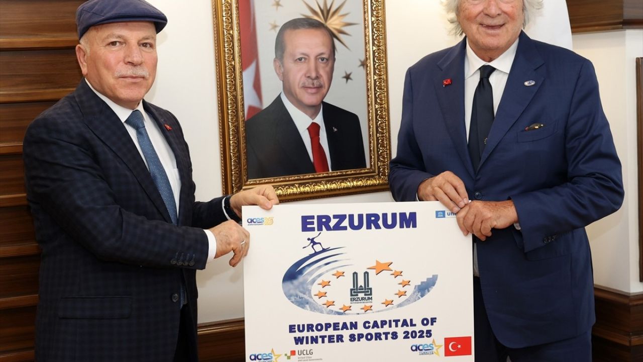 Erzurum 2025'te Avrupa Kış Sporları Başkenti Olacak