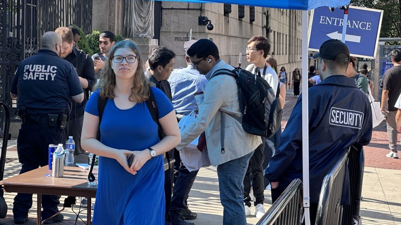 Columbia Üniversitesi'nde Öğrenci Protestoları ve Güvenlik Önlemleri