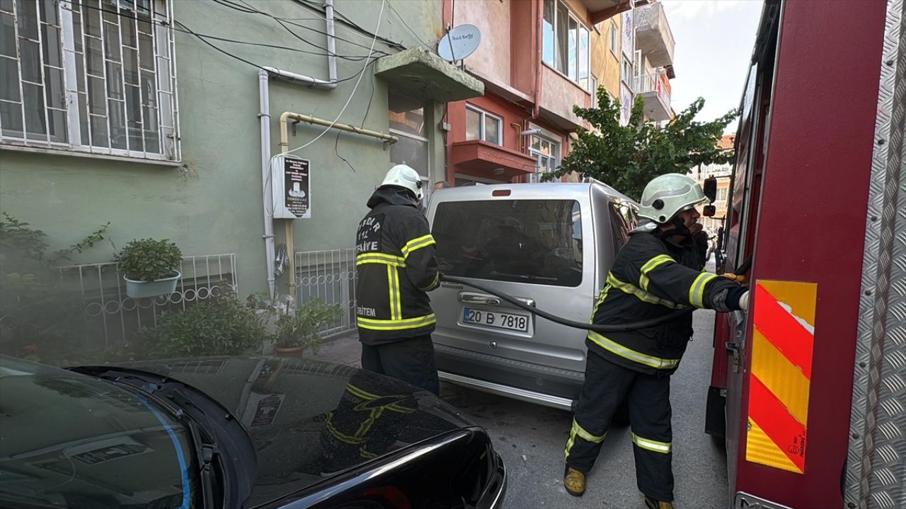 Burdur'da Bodrum Katındaki Yangın Kontrol Altına Alındı