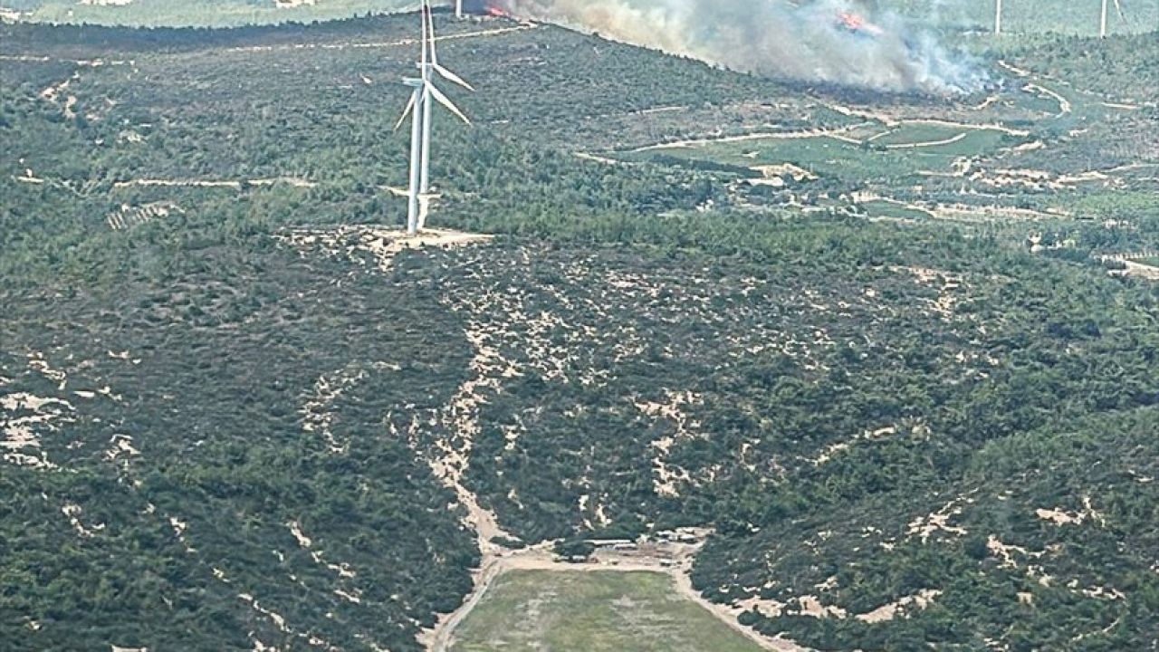 İzmir Urla'daki Orman Yangını Kontrol Altına Alındı