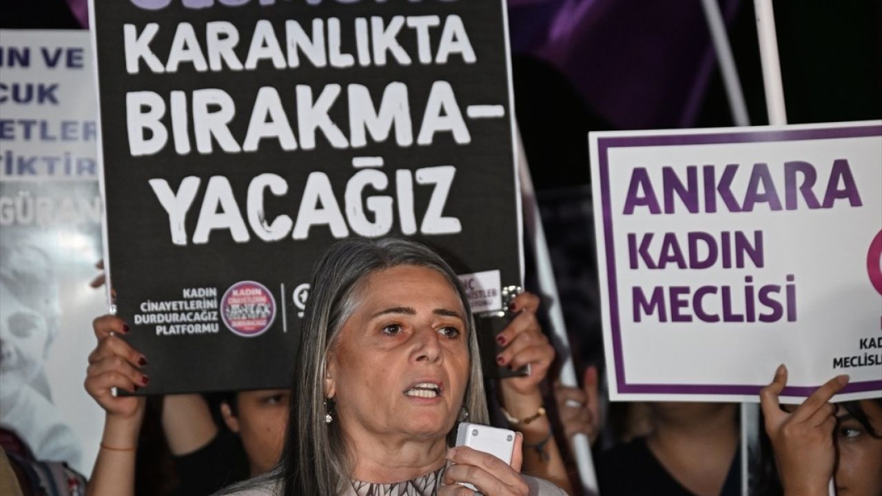 Ankara'da Kadınların Narin Güran İçin Protesto Eylemi