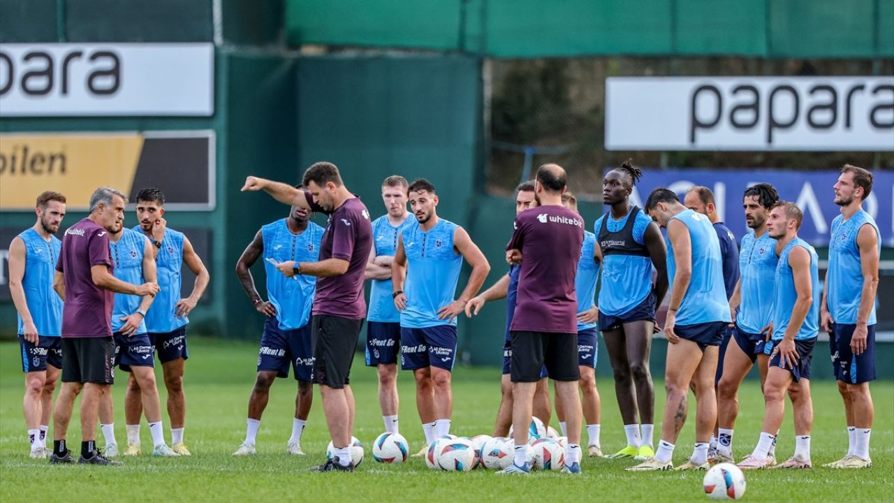 Trabzonspor Beşiktaş Maçına Hazırlıklarını Sürdürüyor