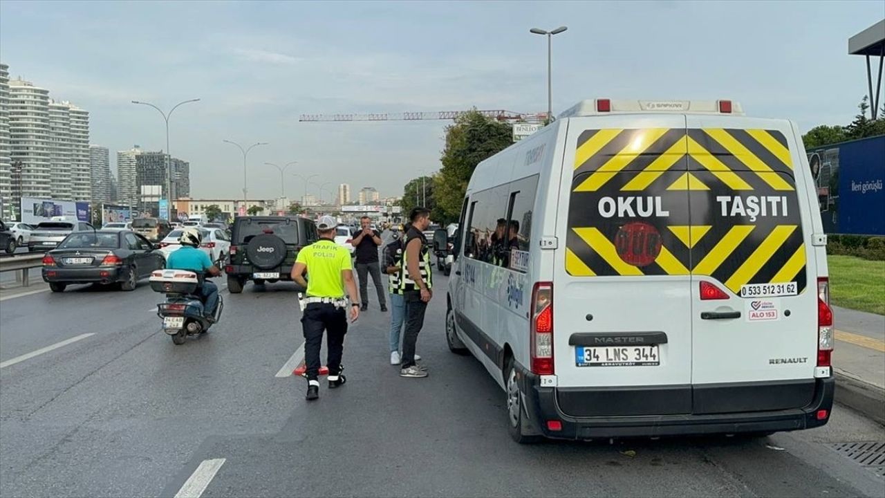 İstanbul'da Okul Servislerine Trafik Denetimi