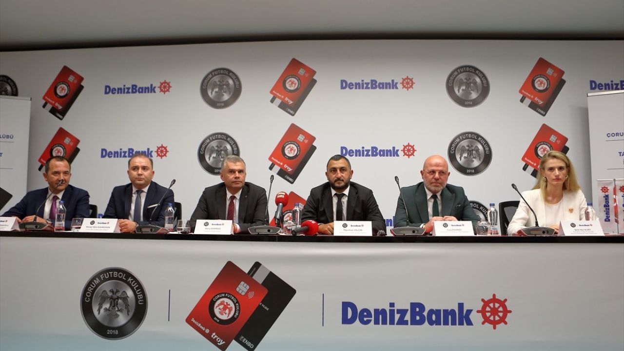 Ahlatcı Çorum FK ve DenizBank'tan Yeni Taraftar Kartı Anlaşması