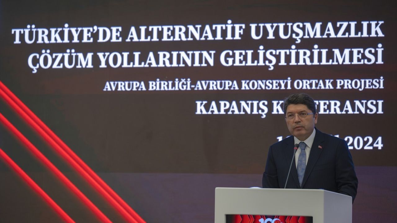 Bakan Tunç, Alternatif Uyuşmazlık Çözüm Projesini Değerlendirdi