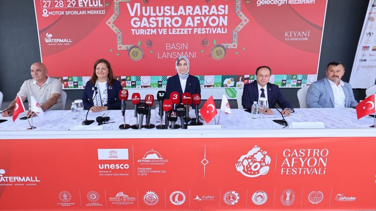 6. Uluslararası Gastro Afyon Turizm ve Lezzet Festivali Tanıtıldı