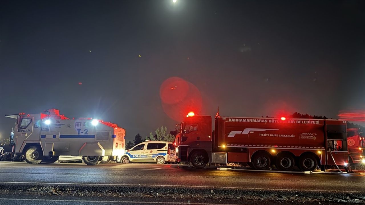 Kahramanmaraş'ta Orman Yangını Kontrol Altına Alındı