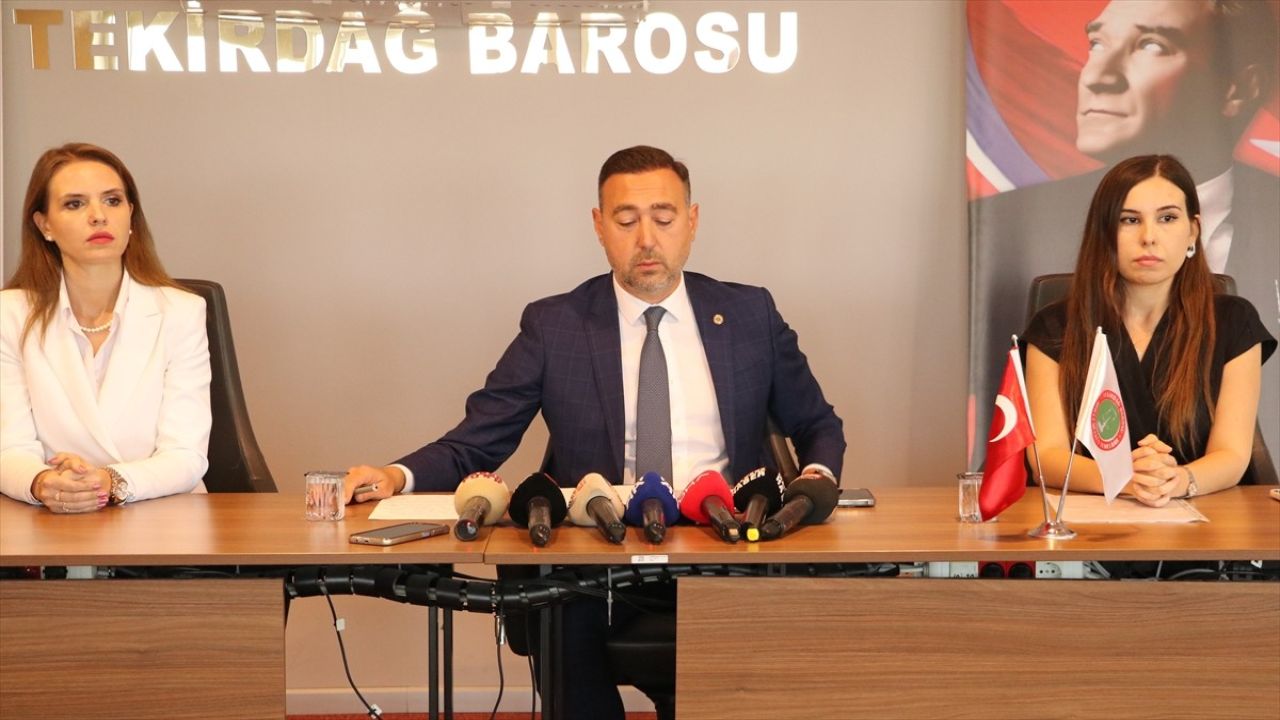 Tekirdağ Barosu'ndan Cinsel İstismar Olayına Dair Açıklama