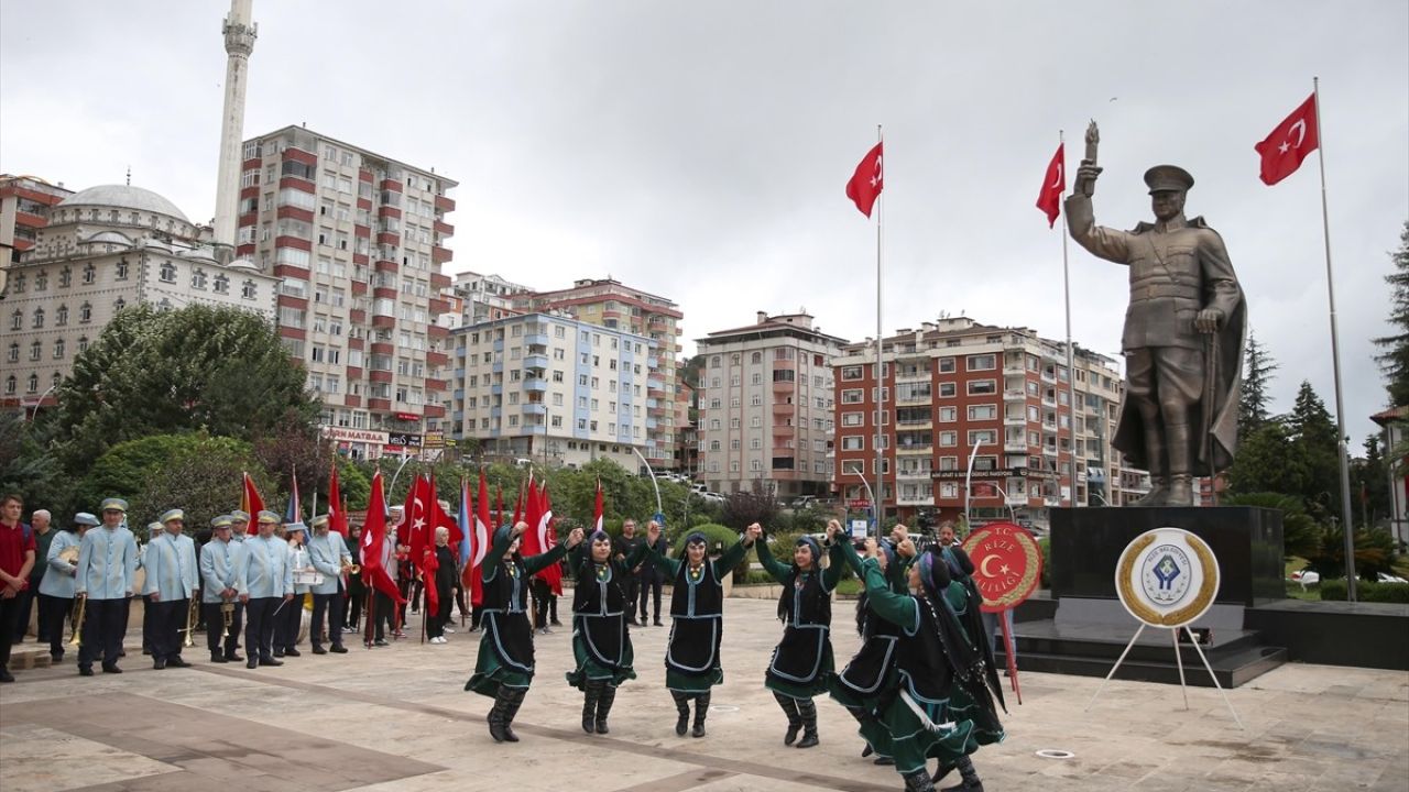 Atatürk'ün Rize Ziyaretinin 100. Yılı Coşkuyla Kutlandı