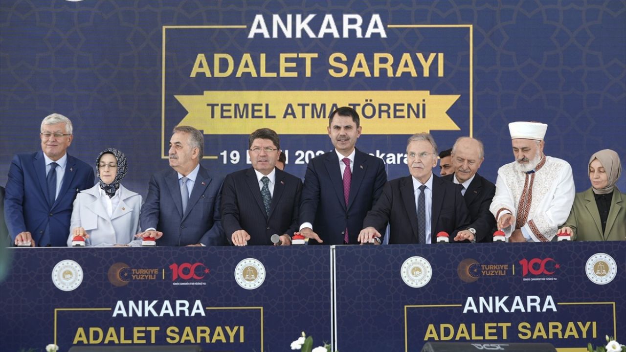 Yeni Ankara Adalet Sarayı'nın Temeli Atıldı