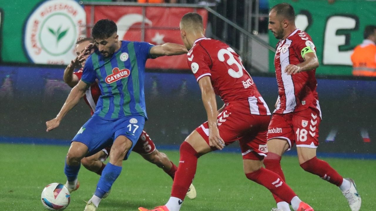 Samsunspor Deplasmanda Çaykur Rizespor'u Yenerek 3 Puan Aldı