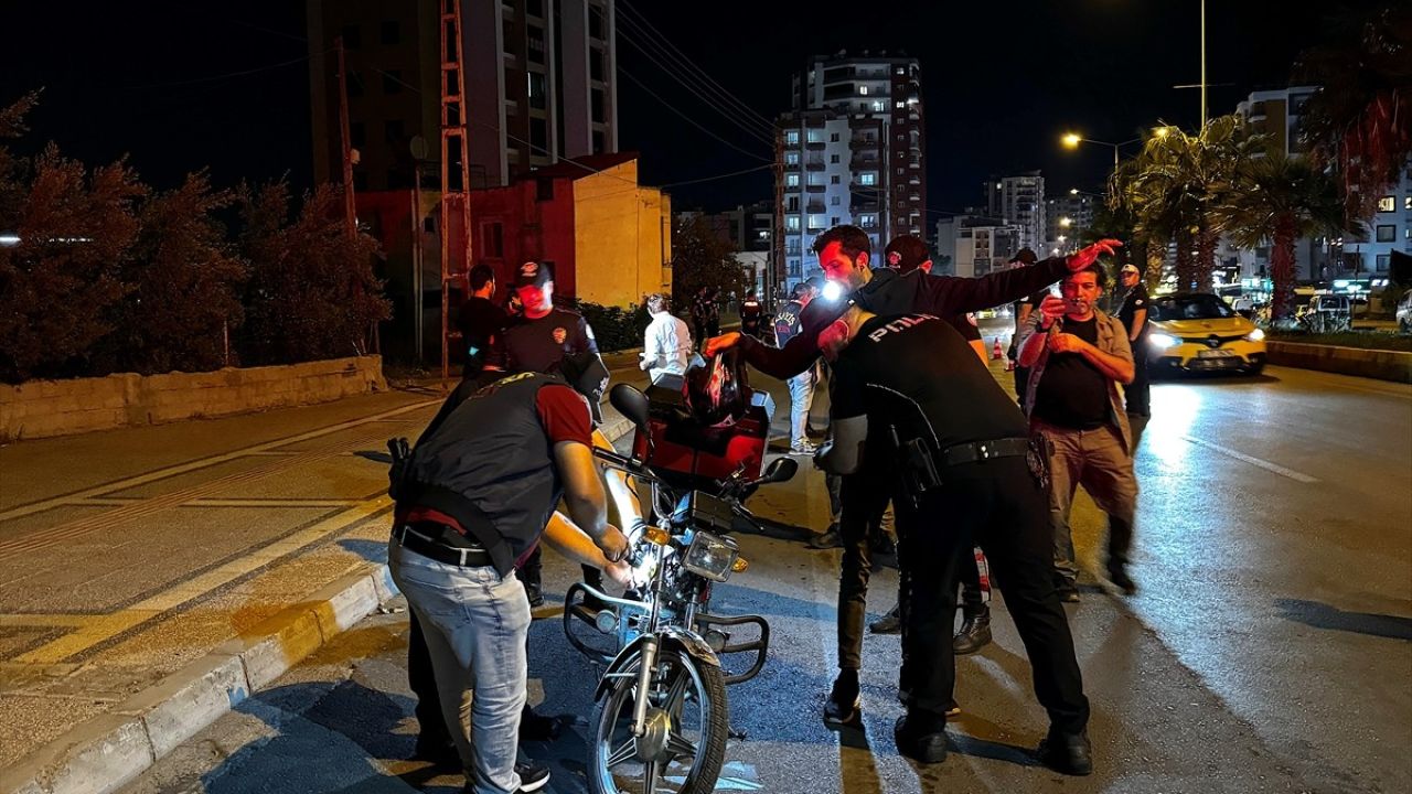 Mersin'de Motosiklet Sürücülerine Yoğun Denetim