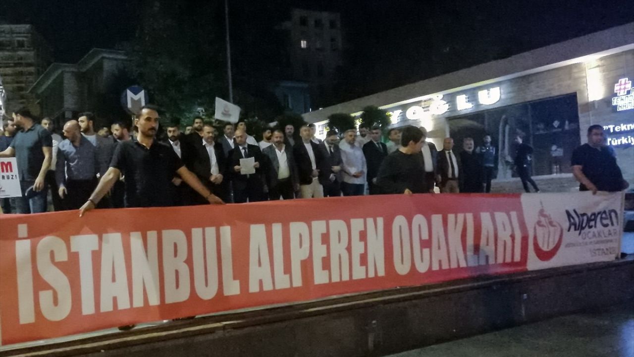 Alperen Ocakları'ndan Şeyda Yılmaz İçin Protesto