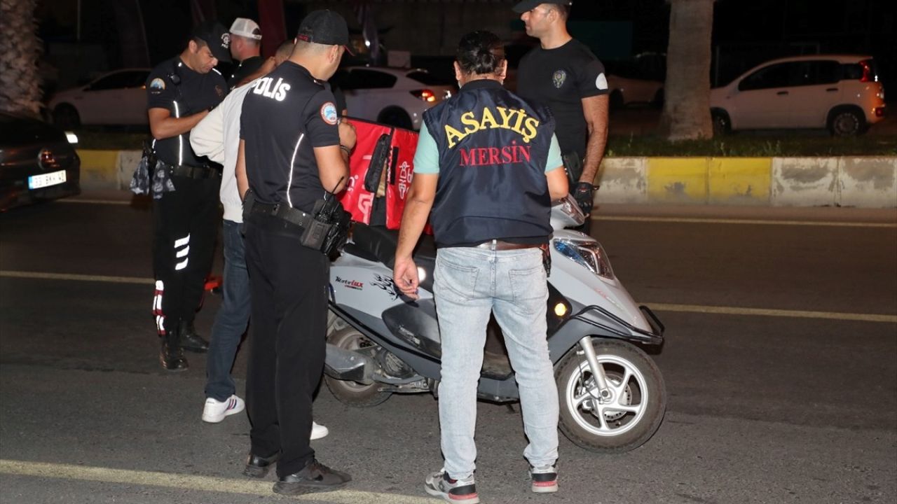 Mersin'de Motosiklet Denetiminde 114 Sürücüye Cezai İşlem Uygulandı