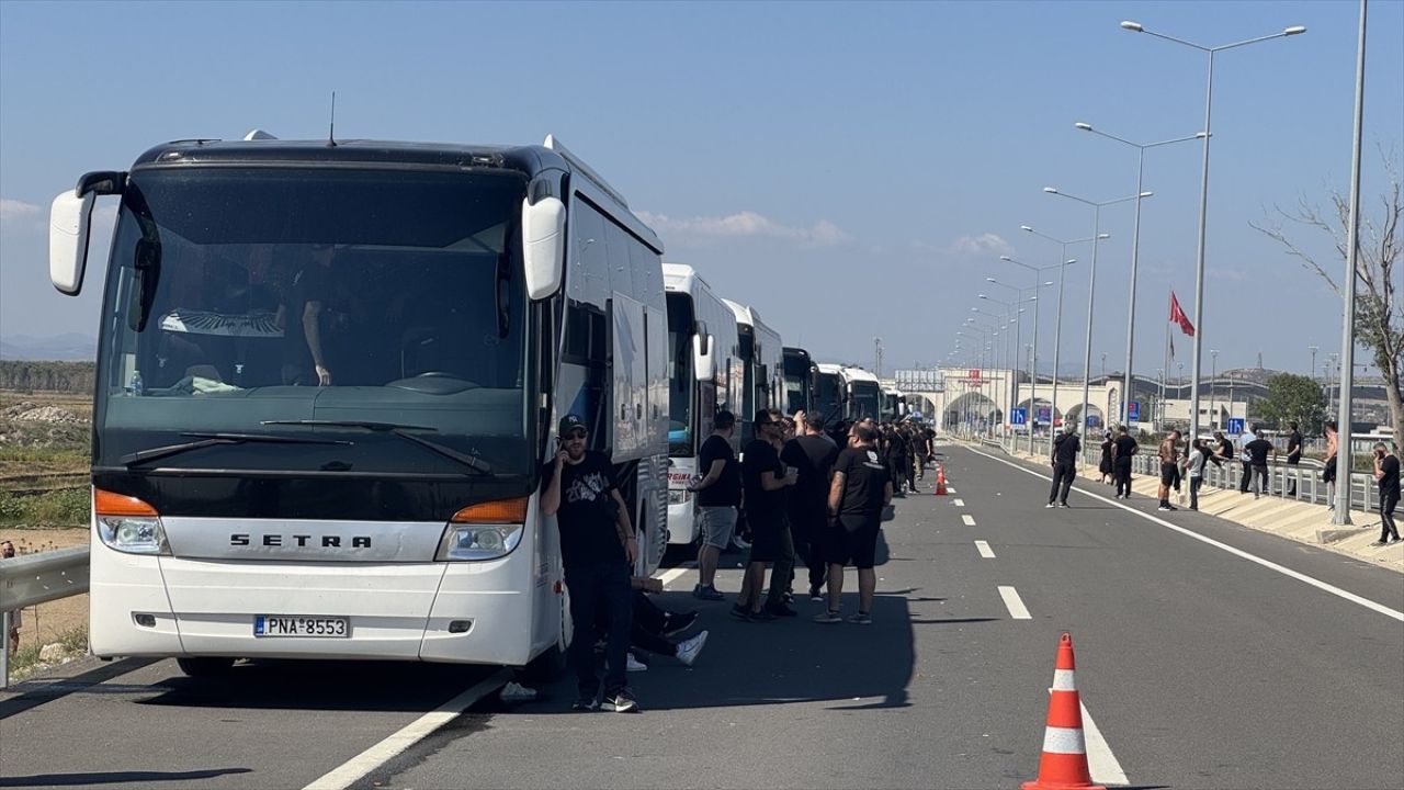 PAOK Taraftarları Galatasaray Maçı İçin Türkiye'ye Geldi