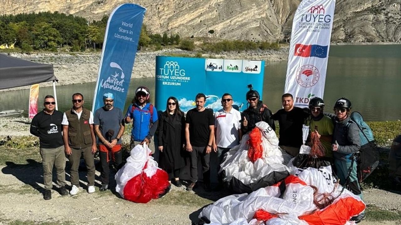 Erzurum'da Hava Sporları Festivali Başladı