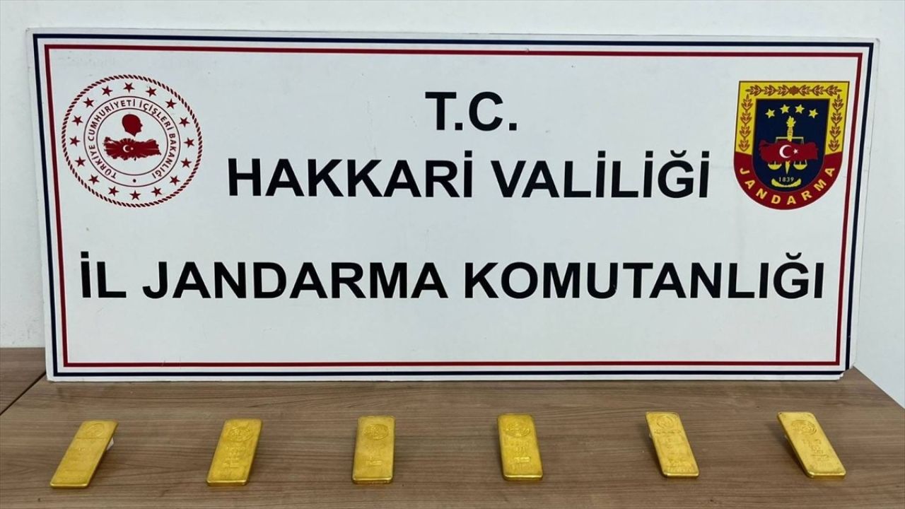 Hakkari'de Gümrük Kaçağı 6 Kilogram Altın Ele Geçirildi