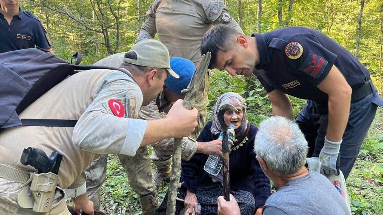 Sinop'ta Kaybolan Engelli Kadın Ormanda Kurtarıldı