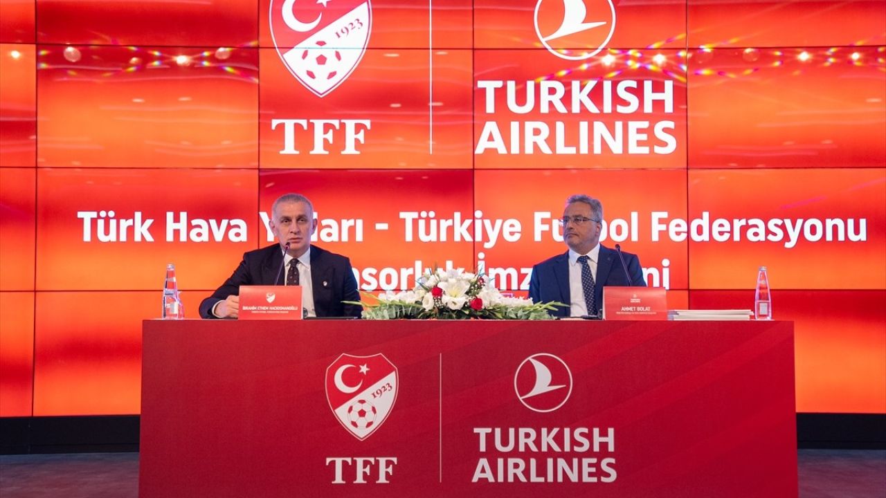 Türk Hava Yolları ve Futbol Federasyonu Arasında Tarihi Sponsorluk Anlaşması