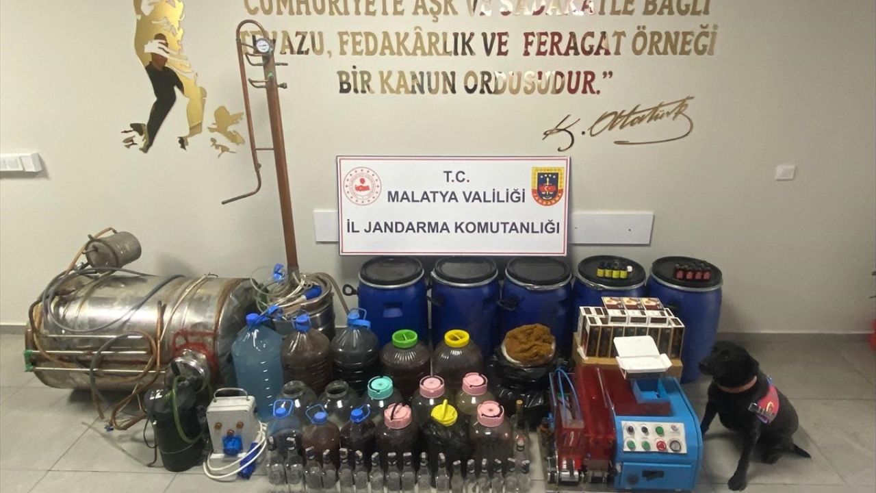 Malatya'da Kaçak İçki Operasyonu: 3 Şüpheli Yakalandı