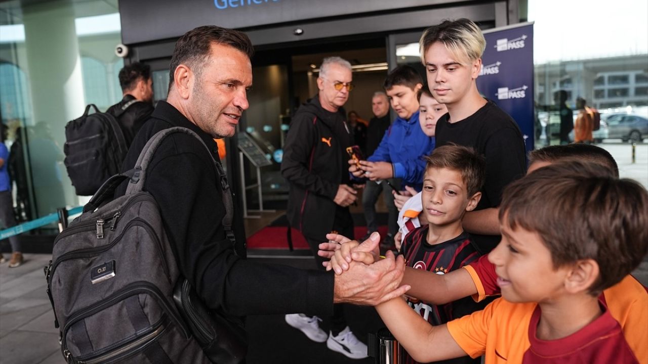 Galatasaray, RFS Maçı İçin Riga'ya Uçtu