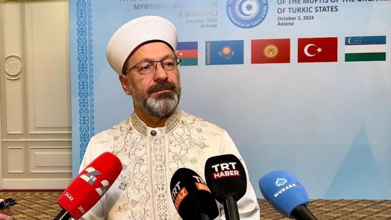 Diyanet İşleri Başkanı Erbaş'ın Filistin İçin Çağrısı