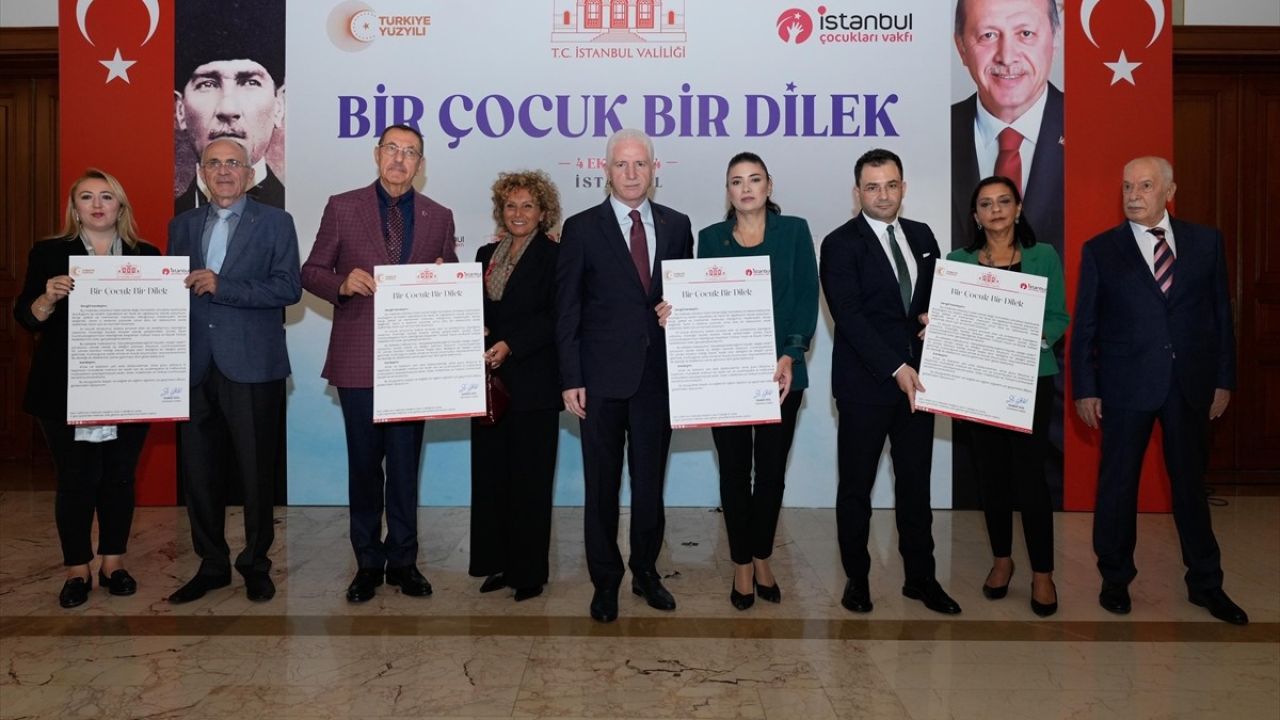 İstanbul'da 'Bir Çocuk Bir Dilek' Projesiyle Yetim Çocukların Dilekleri Gerçek Oluyor