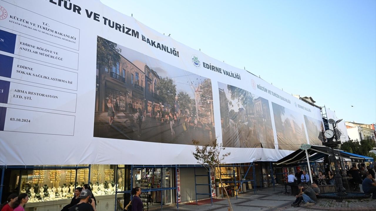 Edirne'de Sokak Sağlıklaştırma Projeleri Başladı